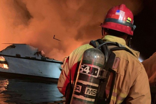 Incendie sur un bateau au large de la Californie, crainte d'un lourd bilan