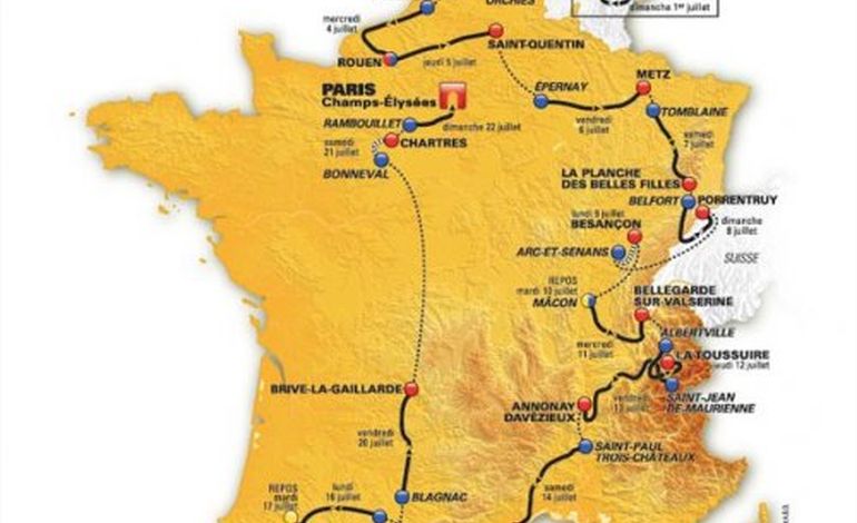 Les grandes étapes de montagne du Tour de France 2012