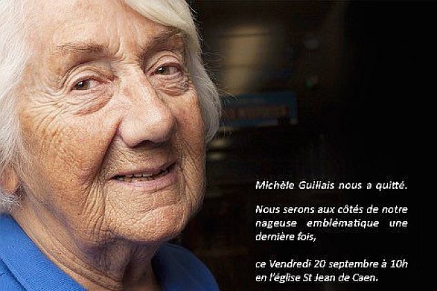 Caen. Caen : Michèle Guillais, triple championne du monde de natation est décédée