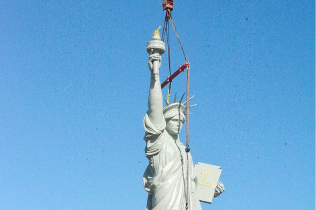 Barentin. Après l'Armada, la statue de la Liberté est revenue à Barentin