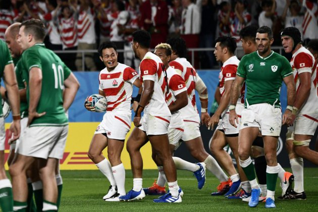 Mondial de rugby: exploit du Japon vainqueur de l'Irlande