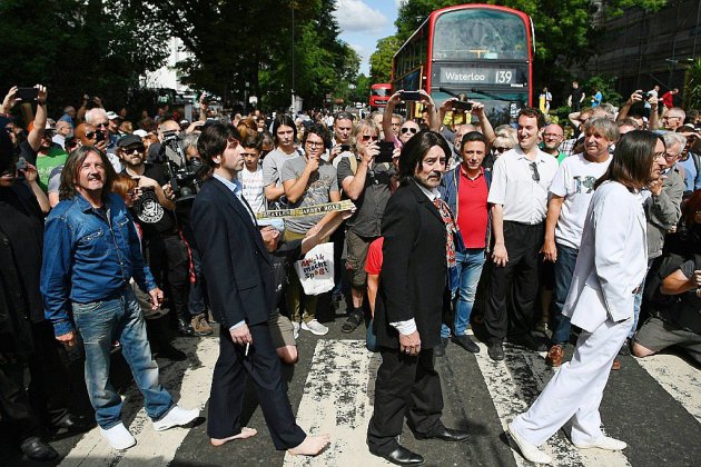 Le mythique album des Beatles "Abbey Road" à nouveau en tête du hit-parade