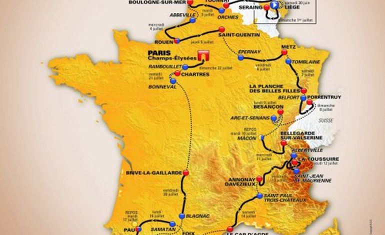 Tour de France : 16ème étape Pau - Bagnères-de-Luchon