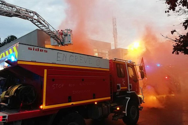 Caen. Des pompiers en colère s'invitent au Conseil d'administration du SDIS14