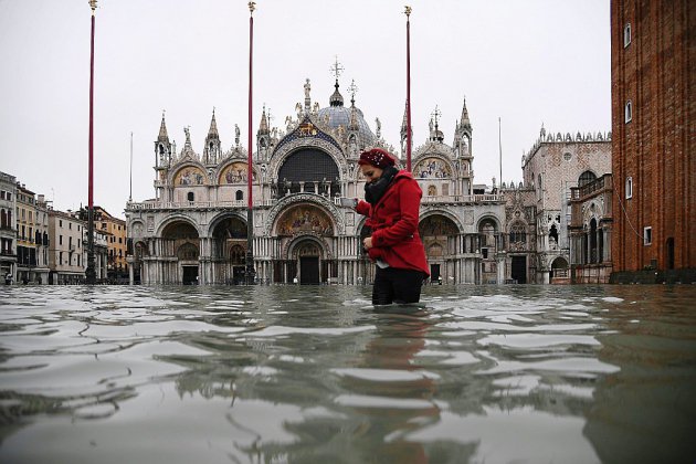 Venise abasourdie après une "aqua alta" historique