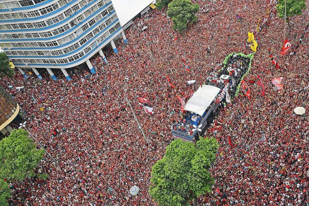 Copa Libertadores: les héros de Flamengo fêtés comme au carnaval