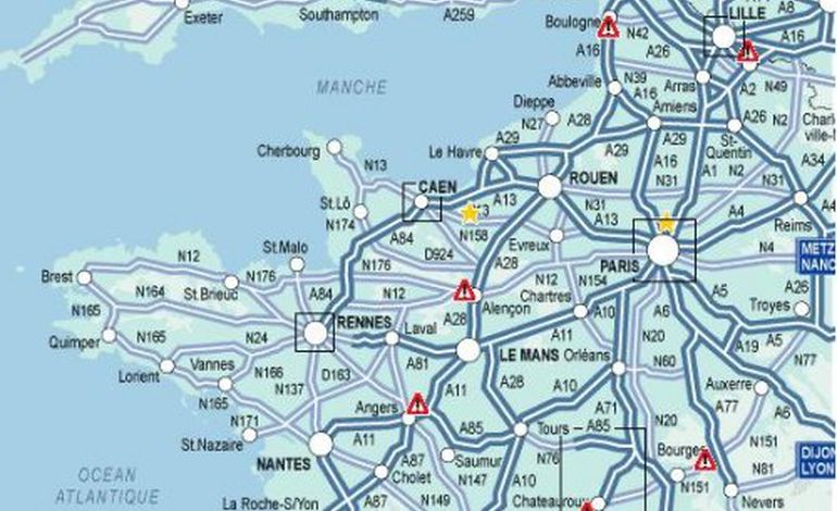 Week-end chargé sur les routes normandes : les prévisions
