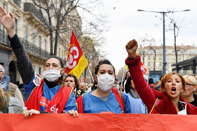 A Marseille, des milliers de manifestants déterminés contre la réforme des retraites