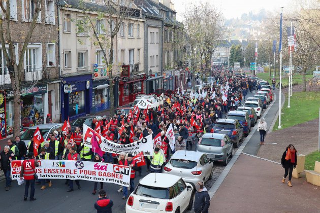 Saint-Lô. Réforme des retraites : 1 300 manifestants à Saint-Lô