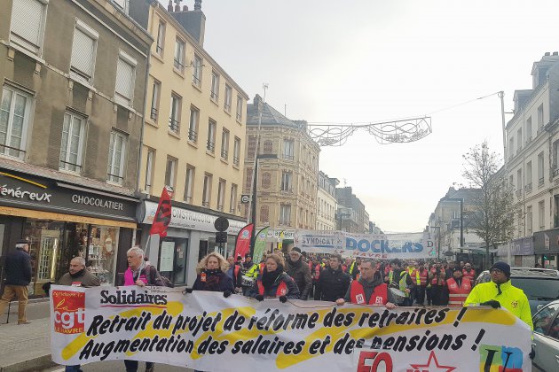 Le Havre. Entre 5 200 et 22 000 manifestants contre la réforme des retraites