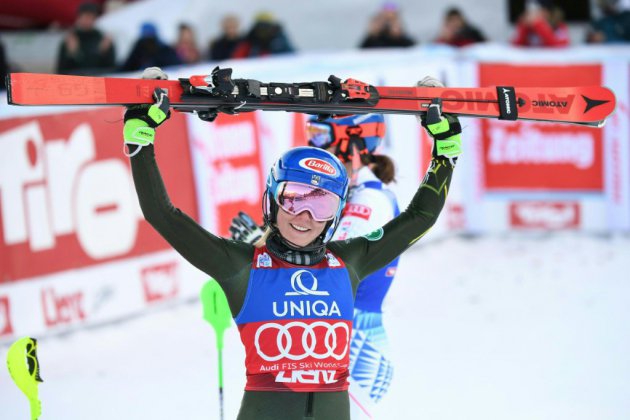 Ski alpin: Mikaela Shiffrin double la mise à Lienz