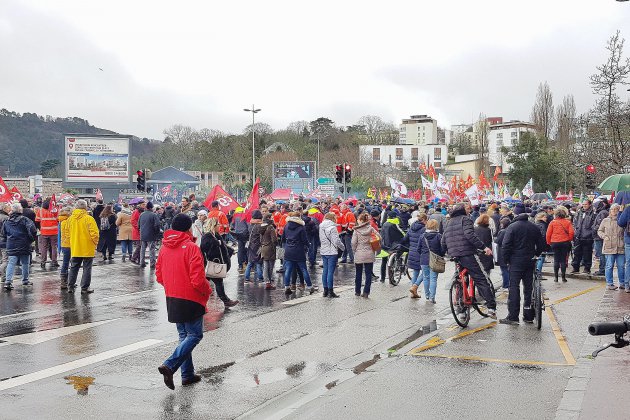 Cherbourg-en-Cotentin. Retraites : Entre 2 800 et 10 000 manifestants dans le centre-ville