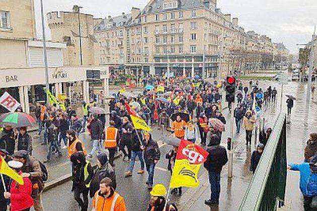 Caen. Un millier de personnes manifeste contre la réforme des retraites