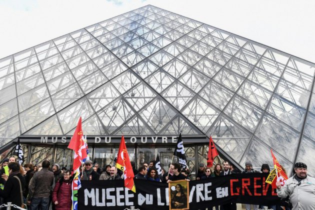 Réforme des retraites: le Louvre fermé en raison d'un blocage par l'intersyndicale du musée