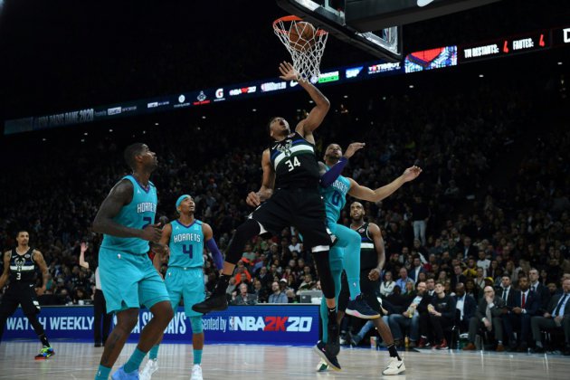 NBA Paris Game: les Bucks battent les Hornets dans un match pour l'histoire