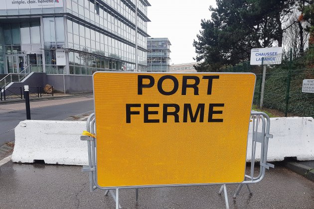 Le Havre. Nouvelle opération "Port fermé"