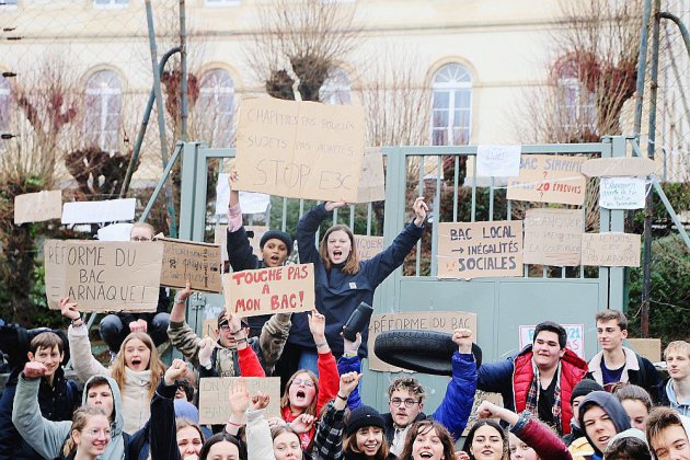 Coutances. Les élèves du lycée Lebrun en grève contre la réforme du bac