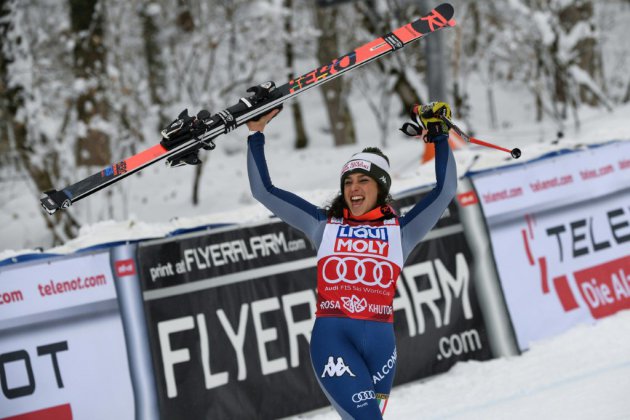 Ski alpin: Federica Brignone reine du super-G à Sotchi