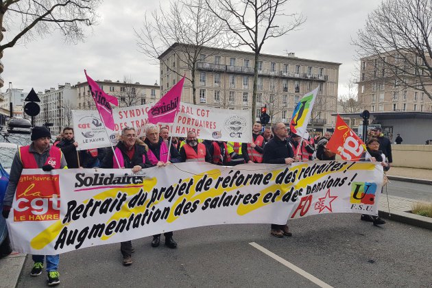 Le Havre. Nouvelle manifestation contre la réforme des retraites