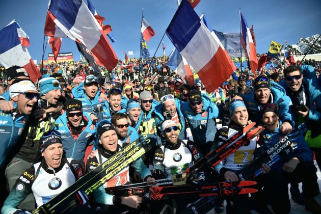 Biathlon: Fourcade et les Bleus, la fin d'une si longue attente