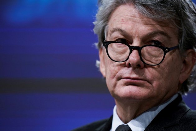 Coronavirus: l'UE "anticipe une récession sur 2020", prévient le commissaire européen Thierry Breton 