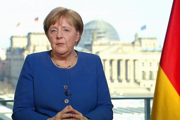 Allemagne: le coronavirus, "plus grand défi depuis la Seconde guerre mondiale", dit Merkel