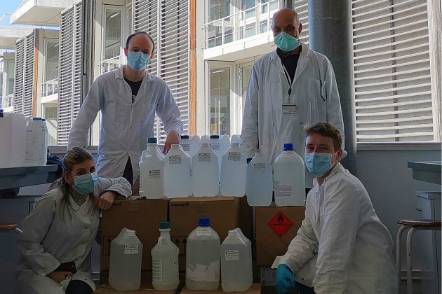 [Vidéo] Rouen. CHU, université, pharmacies : ils fabriquent leur gel hydroalcoolique