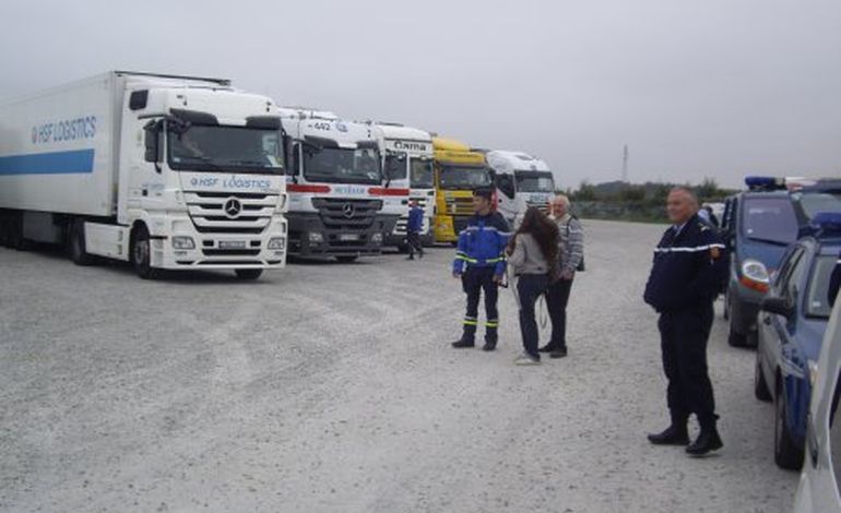 Grosse opération de contrôle des poids lourds et camionettes dans l'Orne