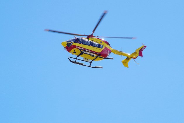 Fermanville. Un motard héliporté au CHU après un accident