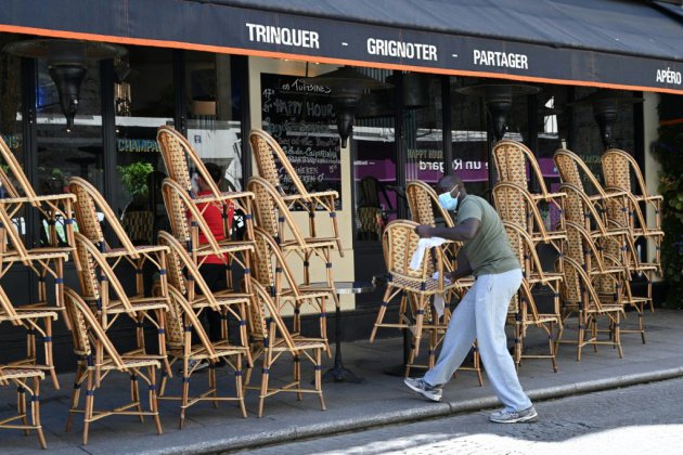 A Paris, maxi-terrasses pour les cafés et les restaurants le 2 juin