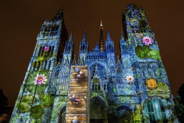 Rouen. Jeanne d'Arc et les impressionnistes à l'honneur sur la cathédrale