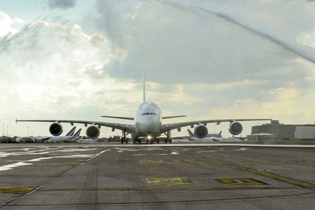 Un dernier vol en A380 pour les salariés d'Air France