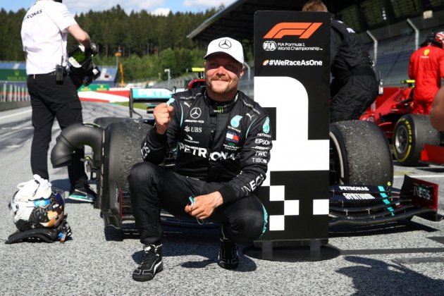 F1: Bottas (Mercedes) gagne le 1er GP de la saison à huis clos en Autriche