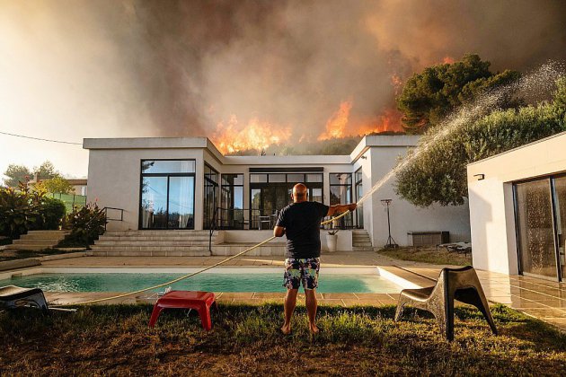 Incendie contenu près de Marseille, 2.700 personnes évacuées