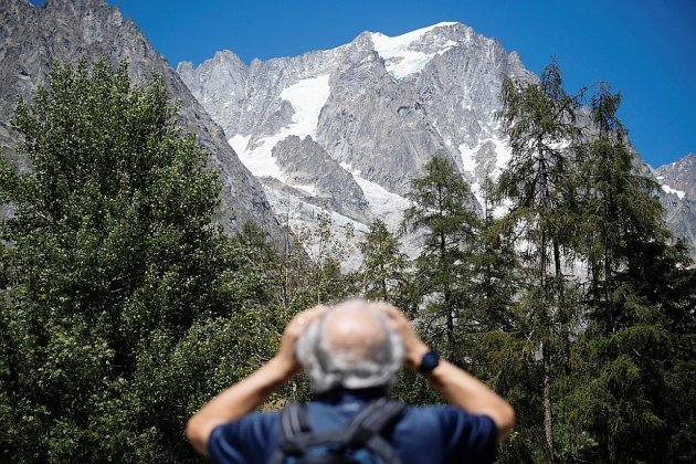 Un glacier du Mont Blanc sur le point de s'effondrer en Italie