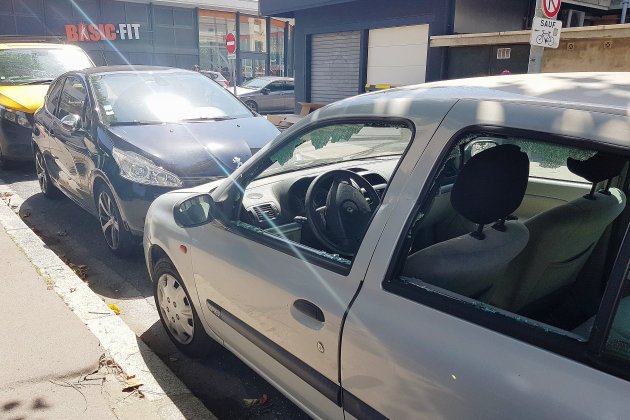 Caen. Rétroviseurs cassés, vitres brisées... plusieurs véhicules vandalisés