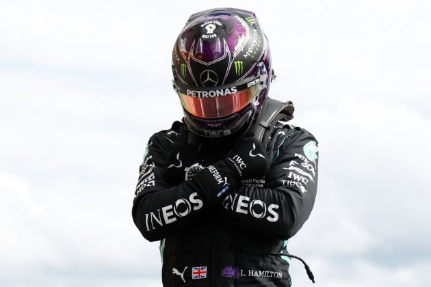 F1: Hamilton en pole en Belgique pour Chadwick Boseman