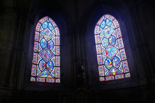Caen. Les vitraux de l'abbatiale Saint-Etienne retrouvent leur clarté