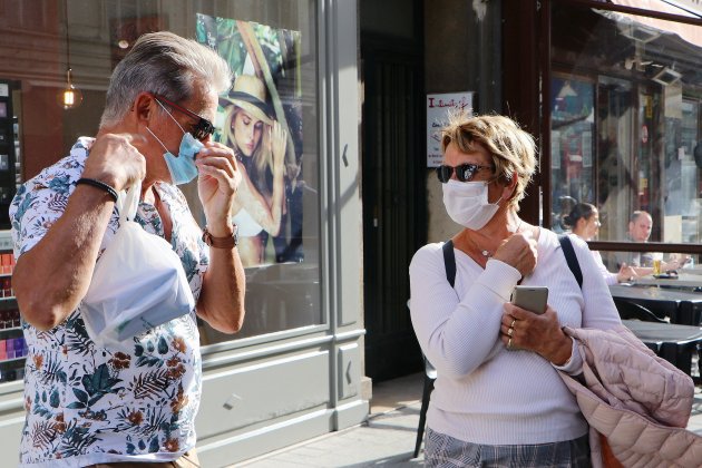 Près de Deauville. Le port du masque obligatoire dans toute la ville