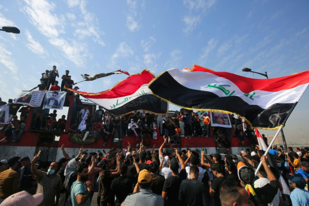 Des milliers d'Irakiens dans la rue pour le 1er anniversaire de la révolte