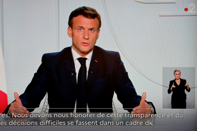 Macron reconfine la France pour au moins un mois, les écoles restent ouvertes
