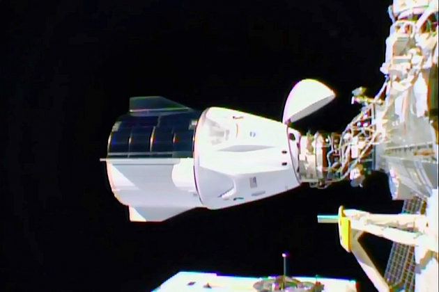 La capsule Dragon de SpaceX s'est arrimée à la Station spatiale internationale