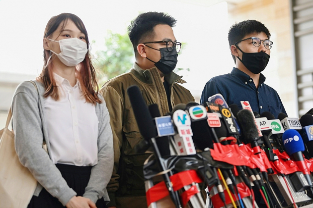 Hong Kong: le militant pro-démocratie Joshua Wong va plaider coupable