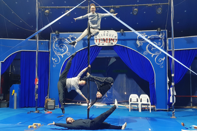 Flers. Le cirque Tempo accueille des artistes sous son chapiteau