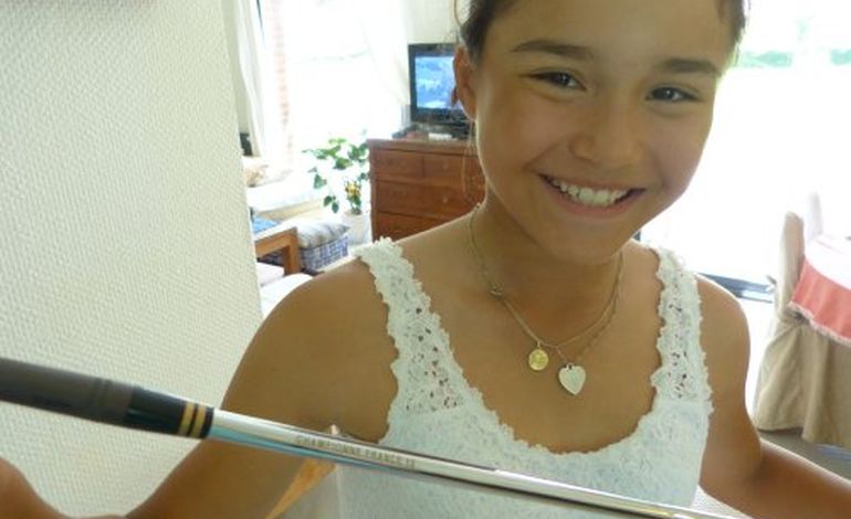 Elisabeth Codet, 11 ans et championne de France de golf