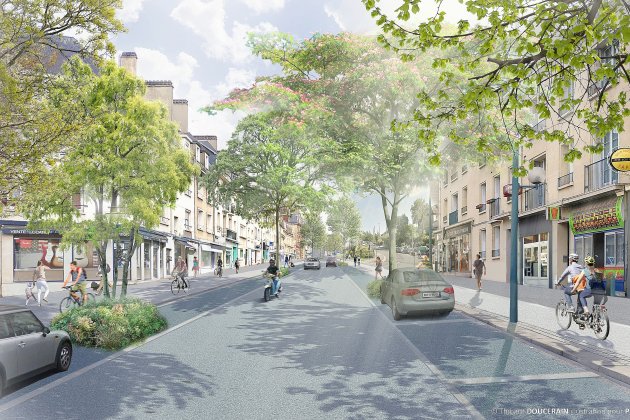 Caen. Une rue d'Auge végétalisée en 2025
