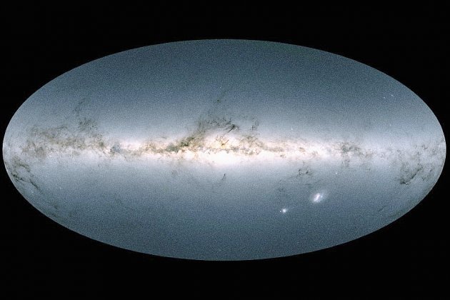 Le télescope Gaia livre sa 3e carte, de plus d'1,8 milliard d'étoiles de notre galaxie