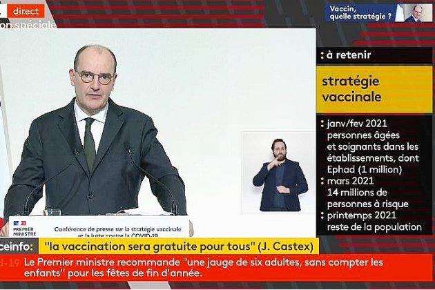 Covid-19. Jean Castex annonce une campagne de vaccination en trois phases