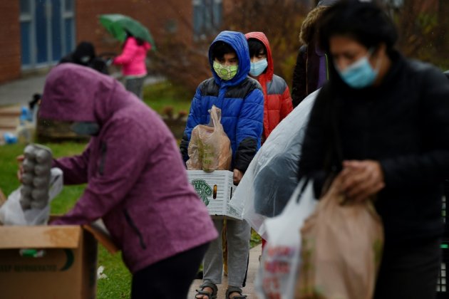 Avec la pandémie, plus d'Américains souffrent de la faim, surtout des enfants