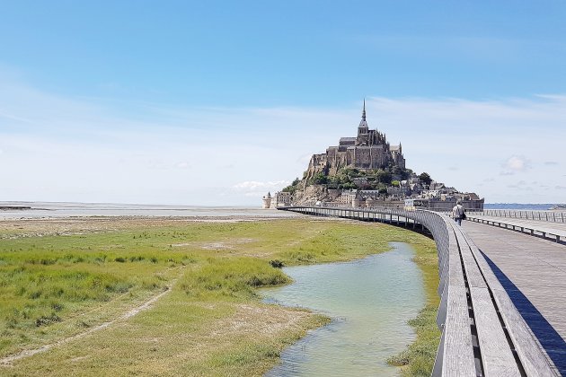 Mont Saint-Michel. Il y a six ans : adieu digue-route, bonjour pont-passerelle !
